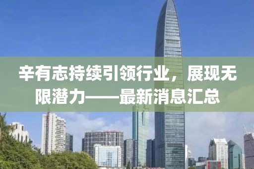 辛有志持续引领行业，展现无限潜力——最新消息汇总