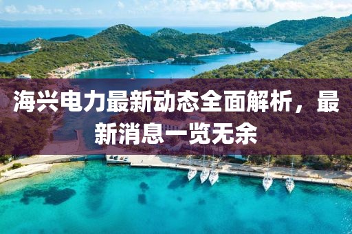 海兴电力最新动态全面解析，最新消息一览无余