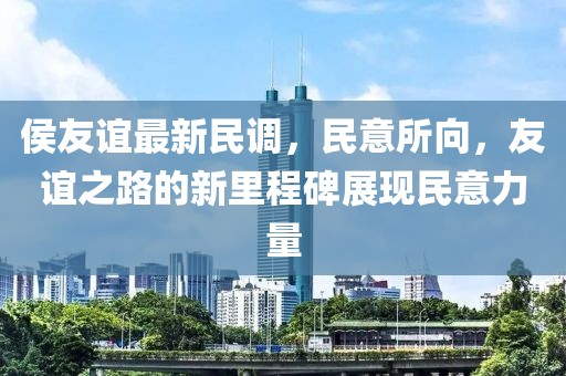 侯友谊最新民调，民意所向，友谊之路的新里程碑展现民意力量