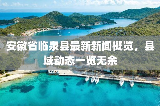 安徽省临泉县最新新闻概览，县域动态一览无余