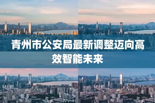 青州市公安局最新调整迈向高效智能未来