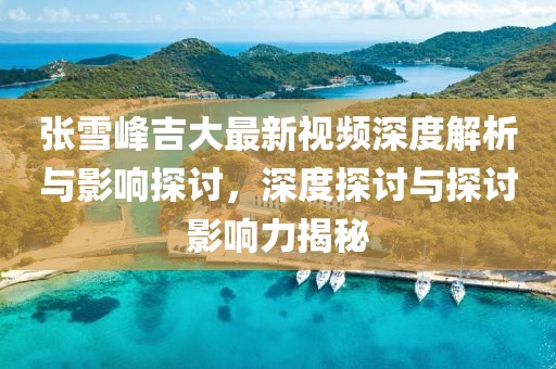 张雪峰吉大最新视频深度解析与影响探讨，深度探讨与探讨影响力揭秘