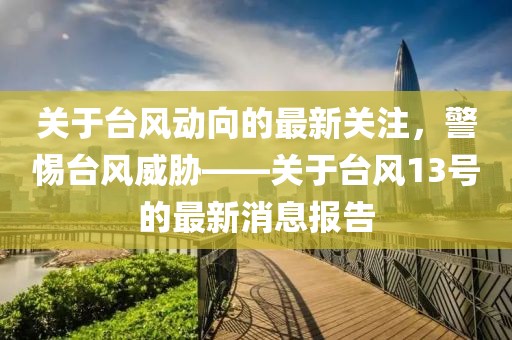 关于台风动向的最新关注，警惕台风威胁——关于台风13号的最新消息报告