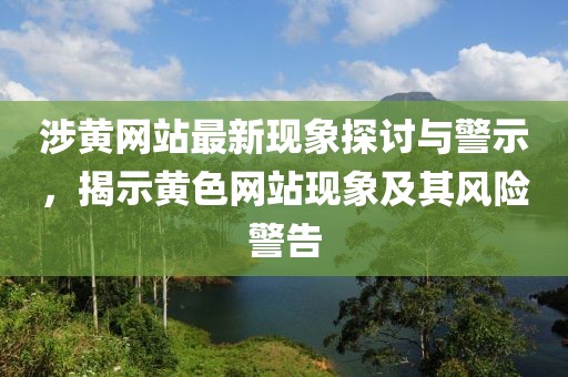 涉黄网站最新现象探讨与警示，揭示黄色网站现象及其风险警告