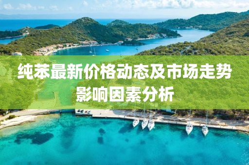 纯苯最新价格动态及市场走势影响因素分析