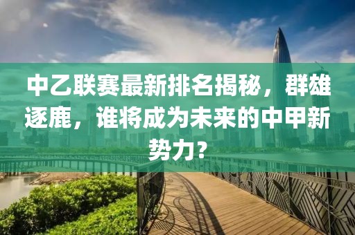 中乙联赛最新排名揭秘，群雄逐鹿，谁将成为未来的中甲新势力？