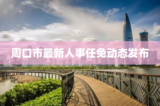 周口市最新人事任免动态发布